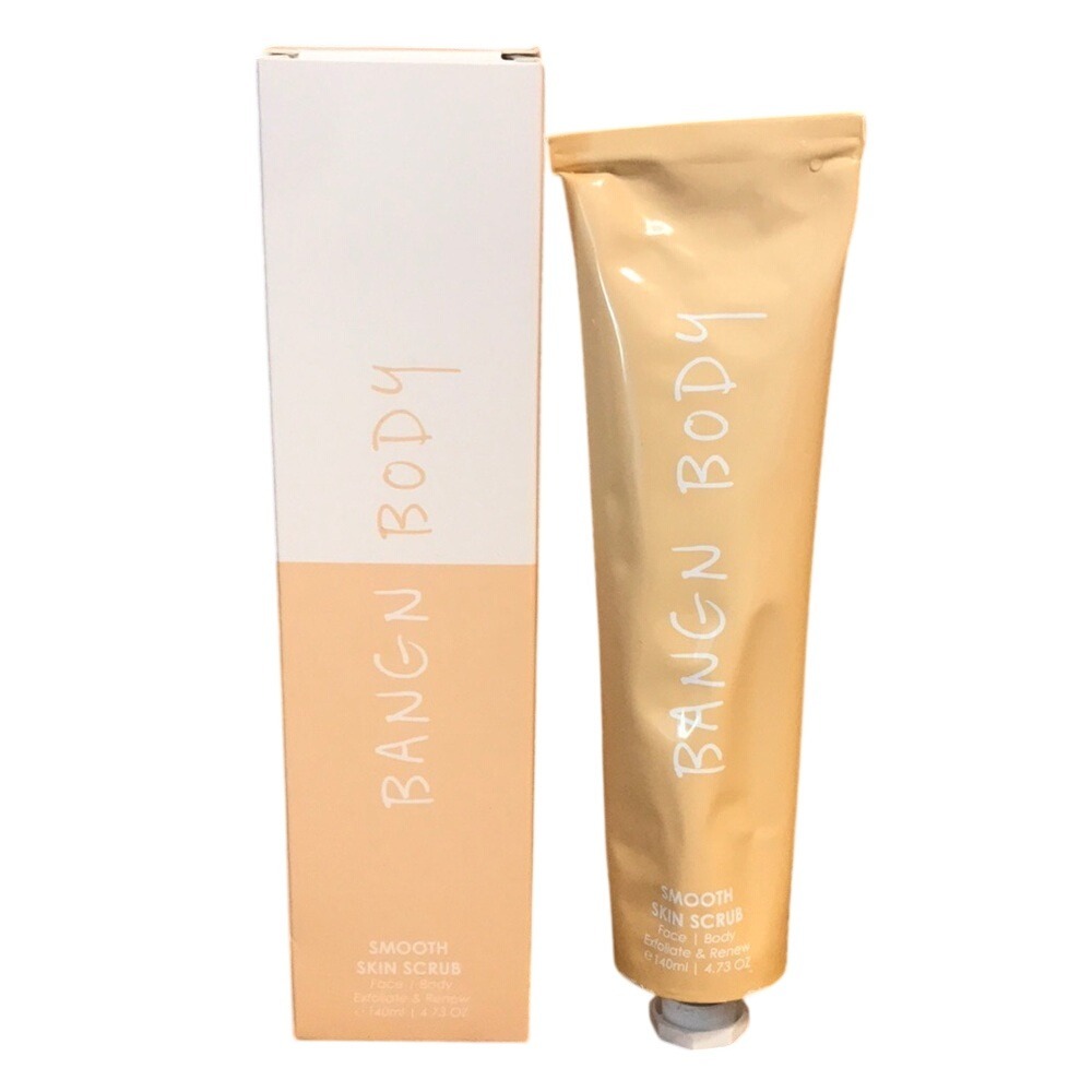 Bangn Body Smooth Skin Scrub Face & Body Exfoliate & Renew 4.73 oz